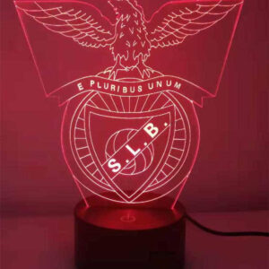 3D LED lampa - SL Benfica
