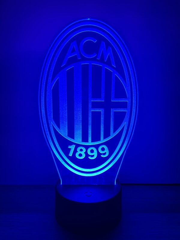 Milan Storefront Led 3D LED lampa - AC Milan - Artex Design internet prodavnica