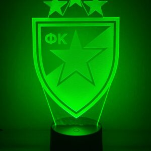 3D LED lampa - FK Crvena Zvezda