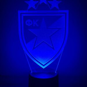 3D LED lampa - FK Crvena Zvezda