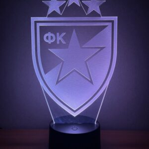 3D LED lampa - FK Crvena Zvezda