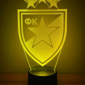 3D LED lampa - FK Crvena Zvezda