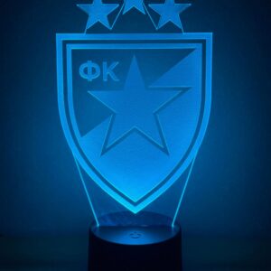 3D LED lampa - FK Crvena Zvezda