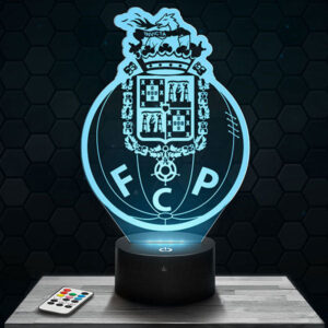 3D LED lampa - FC Porto